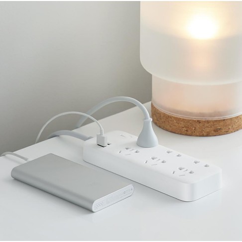 Ổ cắm điện Xiaomi ZMI 6 ổ cắm và 2 cổng Usb sạc nhanh  Power Strip ZMI CX05 - Chính hãng phân phối