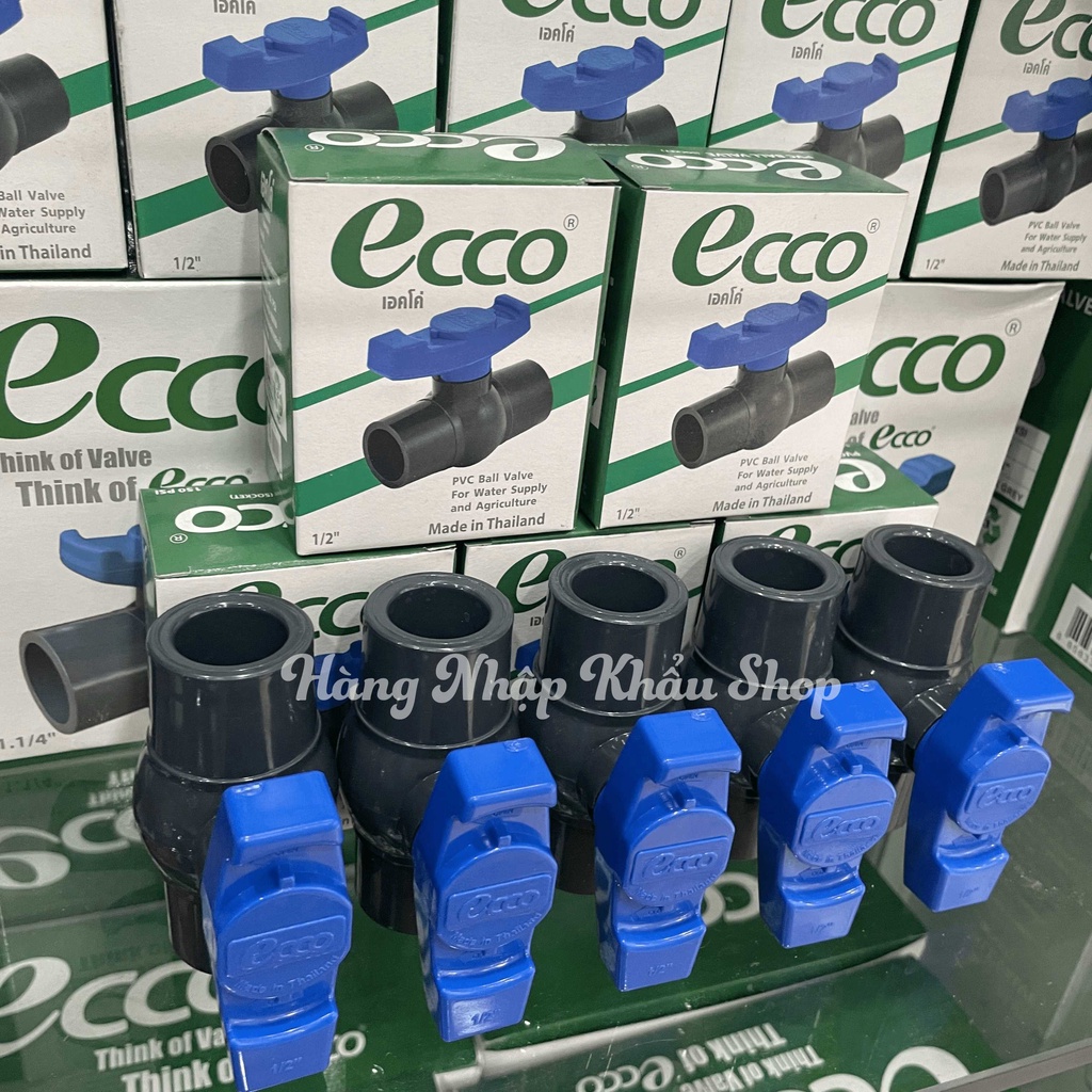 5 Van khoá nước Ecco phi 21 đạt tiêu chuẩn quốc tế nhập khẩu từ Thái Lan