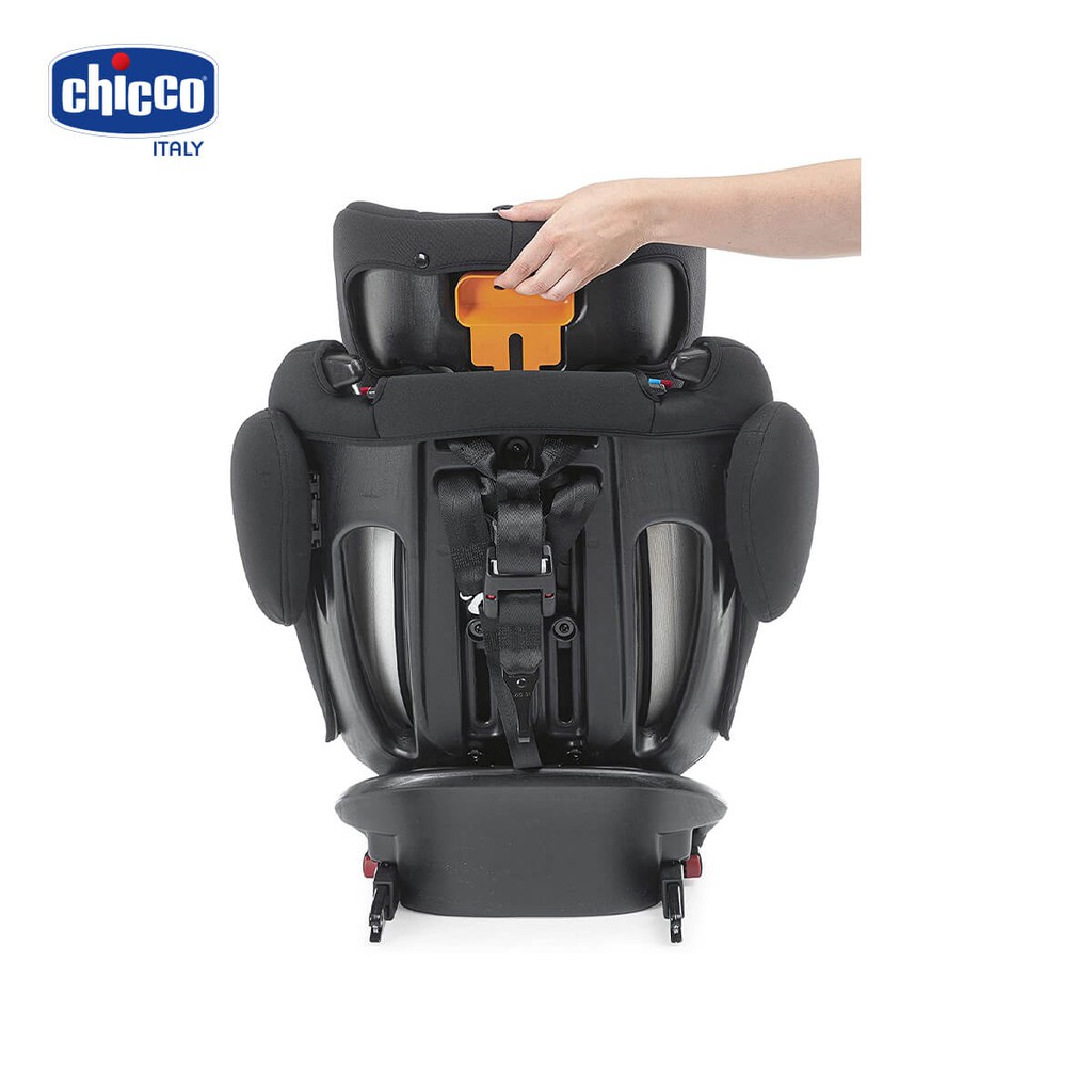 [Mã MKBC13 giảm 80k đơn 1 triệu] Ghế ngồi ô tô Chicco Unico Plus isofix 0-12y xoay 360 độ (Đen shadow)