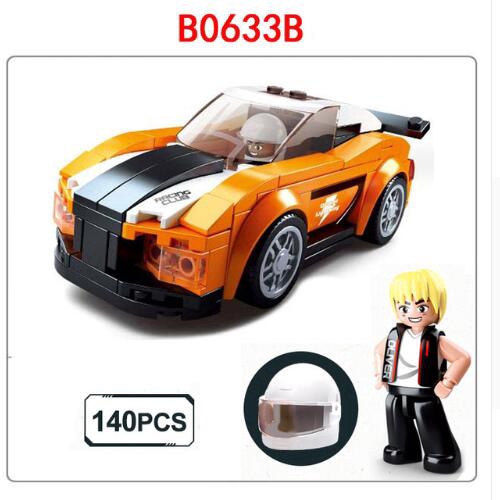 Bộ Đồ Chơi  Lắp Ráp Mô Hình Xe Đua 6 Kiểu 0633 Thú Vị