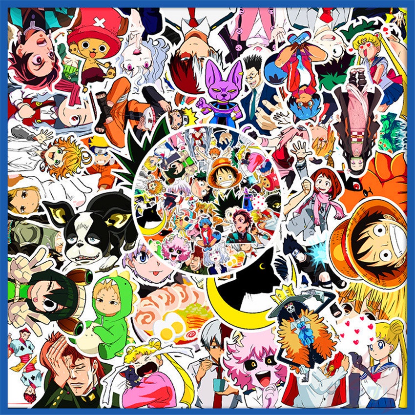 ❉ Bộ 03 Sticker Hoạt Hình Xinh Xắn Dùng Trong Trang Trí ❉ Bộ 50 Miếng Dán Chống Thấm Nước Dùng Trang Trí Thủ Công