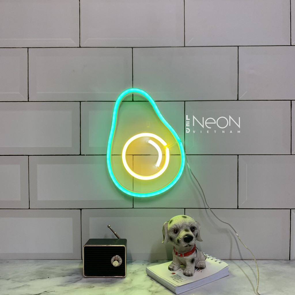 Đèn Led Neon Hình Qủa Bơ