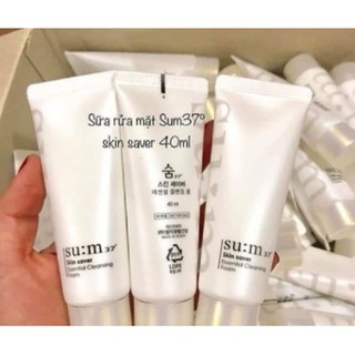 Sữa rửa mặt Sum:37 mini 40ml Hàng Mới