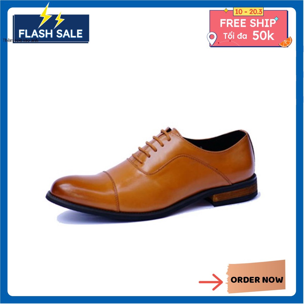 Giày Tây nam - Oxford Blade Nâu