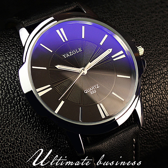 Đồng Hồ Analog Máy Quartz Nam Sang Trọng YAZOLE 332