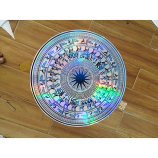 Tem trống đồng 7 màu đường kính 60cm.