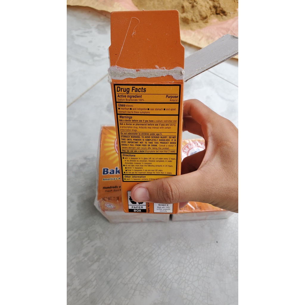 Muối baking soda hỗ trợ ấp artemia [10gr]