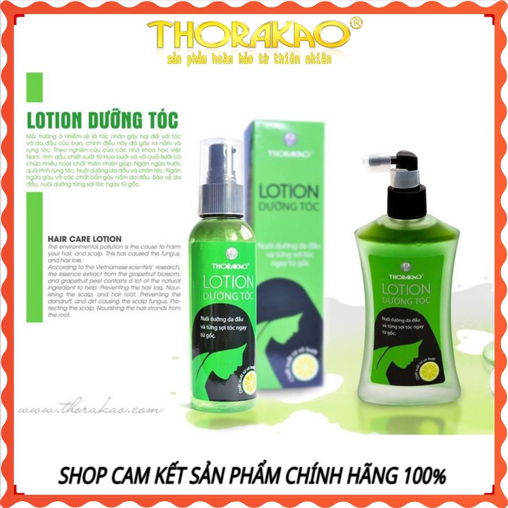 [Hàng chính hãng có hóa đơn] LOTION DƯỠNG TÓC (TINH DẦU BƯỞI) THORAKAO