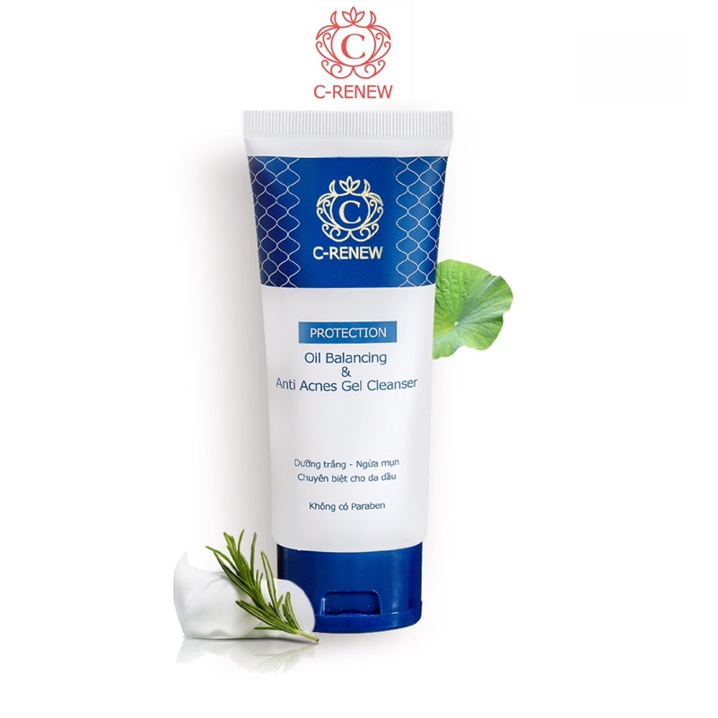 Gel rửa mặt ngừa mụn C-renew chuyên biệt cho da dầu