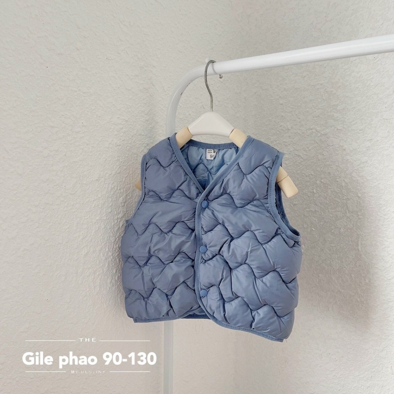 Áo phao sỉ lẻ siêu nhẹ cổ tròn quảng châu cho bé 8-22kg