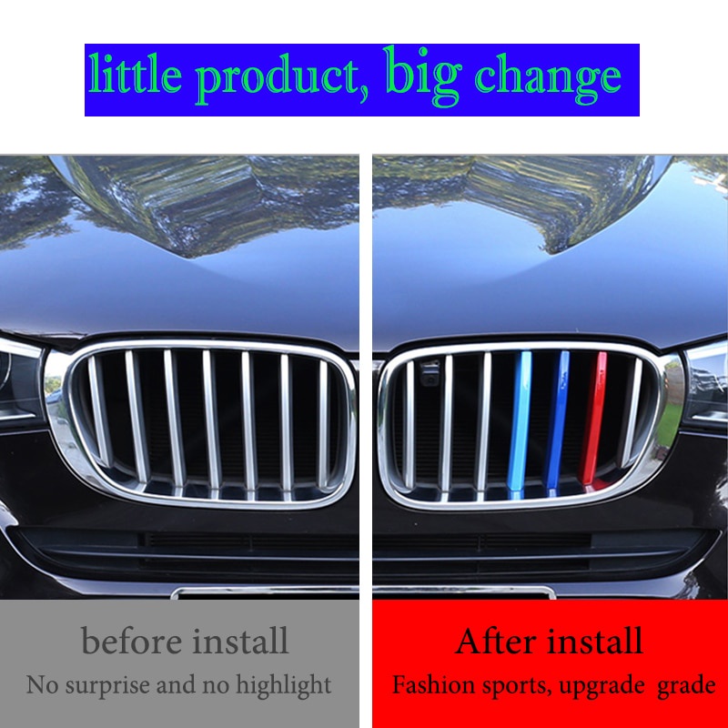 Set 3 Kẹp Lưới Tản Nhiệt Bằng Nhựa ABS Cho BMW G20 E90 320I F30 E46 E36 E91 E92 E93 F31 3 Series GT F34