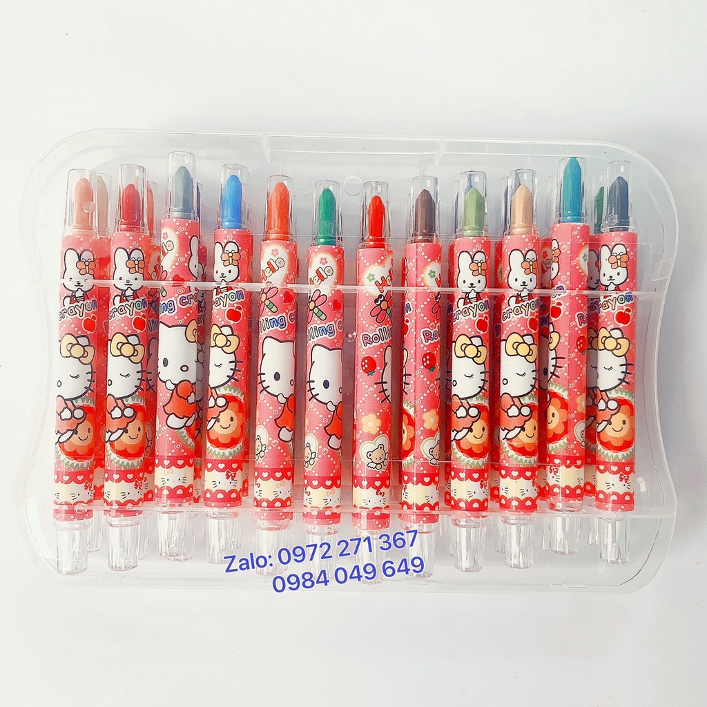 01 bộ Sáp vặn 24 màu xinh xắn cho bé