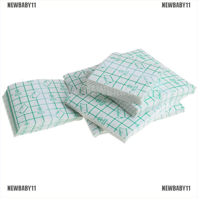 Bộ 100 Miếng Dán PU Cố Định Vết Thương Chống Thấm Nước NEWBABY11
