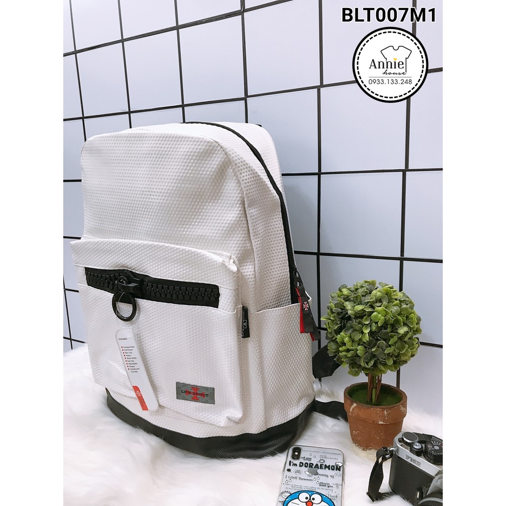 Balo trơn nạm đinh nhỏ dây kéo to Life Spirit Thái Lan BLT007 | Shopee Việt Nam
