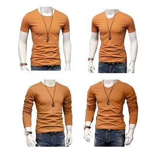 [Xả Kho] Áo thun nam màu vàng bò - không nhăn mềm min thấm hút mồ hôi