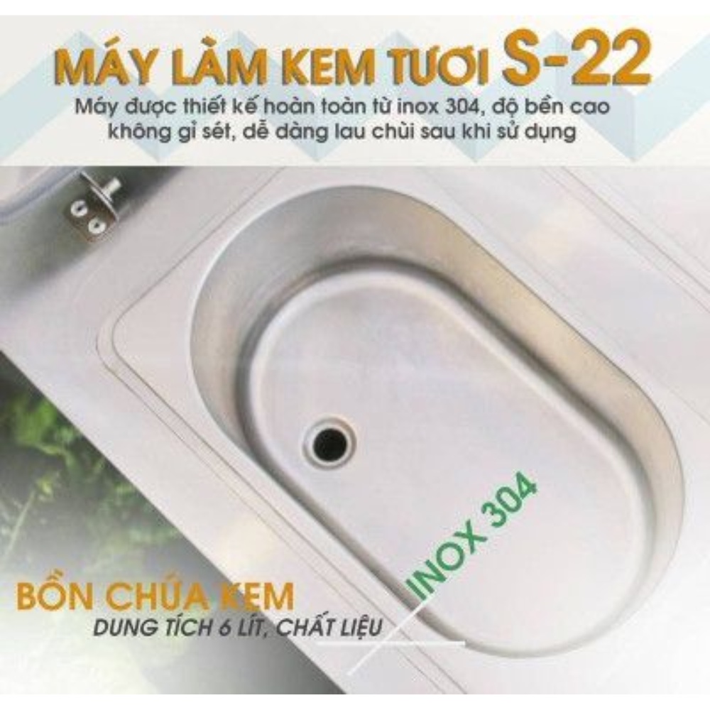 Máy làm kem tươi kinh doanh Donper BQL S22-2  - lợi nhuận cao