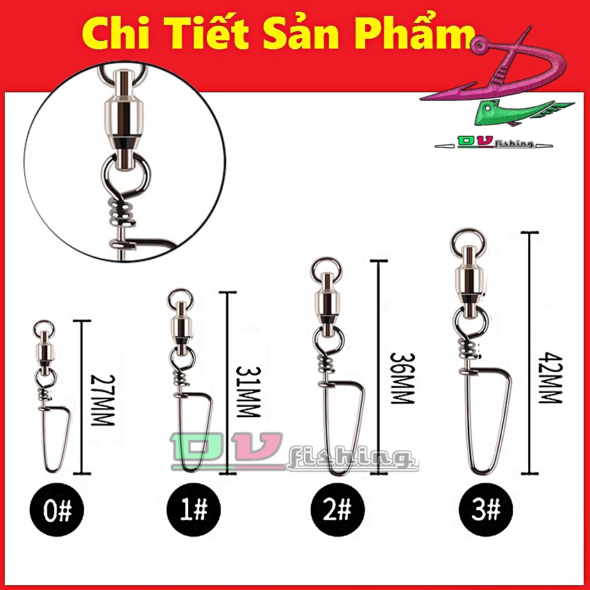 Khoá linh lure japan hợp kim không rỉ tải cá cực cao! (bịch 10 cái)