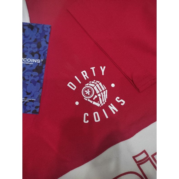 Áo Polo Dirty coins - Đỏ