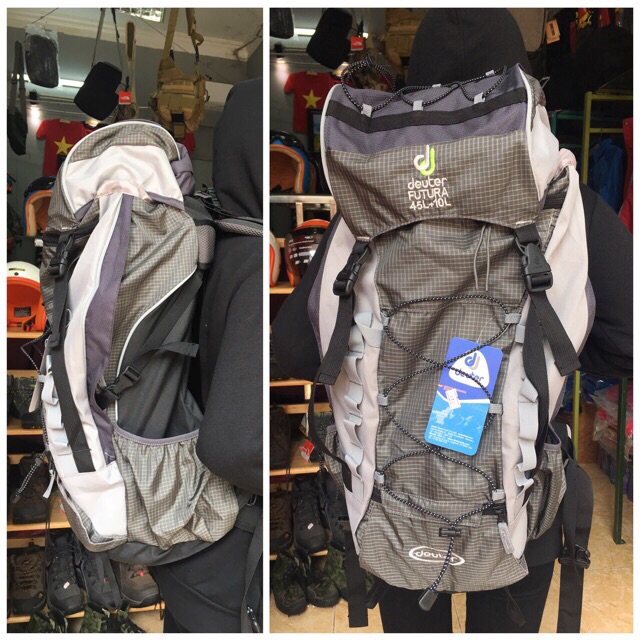 Balo phượt Deuter Futura 45L +10 L, đi leo núi dã ngoại, hiking trecking and touring