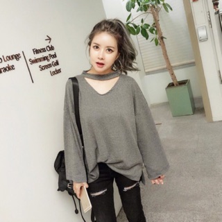 Áo thun chocker cá tính siêu xinh