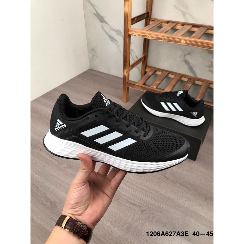 Giày Thể Thao Nam Adidas Duramo Bản Mới Nhất 2022 - BẢN ĐEN TRẮNG - Đi Làm Đi Chơi Đi Tập Đều rất đẹp