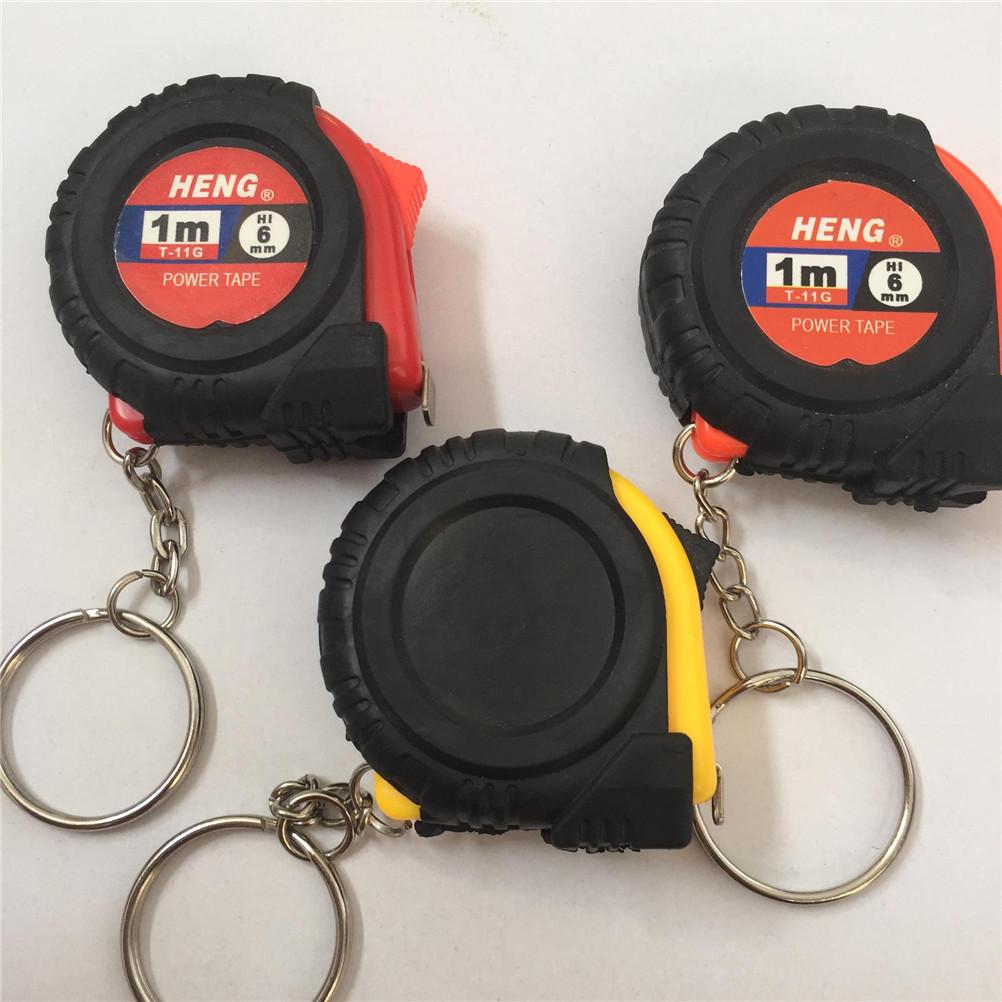 Thước Dây Mini Có Móc Khóa Dài 1m