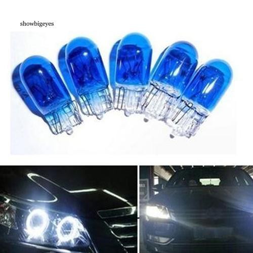 10 bóng đèn Xenon T10 12V 5W siêu sáng cho xe hơi
