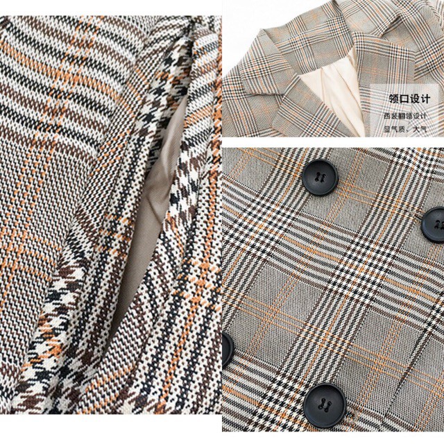 [ORDER] Áo vest (blazer) caro sọc màu form dài | BigBuy360 - bigbuy360.vn