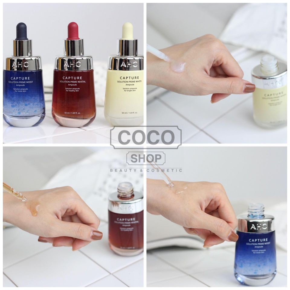 Tinh chất AHC Capture Solution Ampoule Mẫu Mới 50ml [Coco shop]