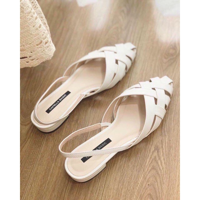 FREE SHIP Giày cao gót / Sandal cao gót nữ 2p quai đan dễ mang , dễ phối đồ