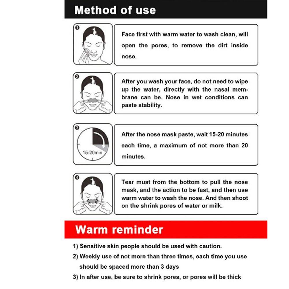 [Hàng mới về] Set 10/20/50/100 miếng dán mũi lột mụn đầu đen/trắng siêu chắc chất lượng cao