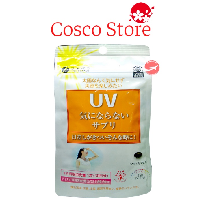 Viên uống chống nắng Fine UV Care Plus 30 viên Nhật Bản