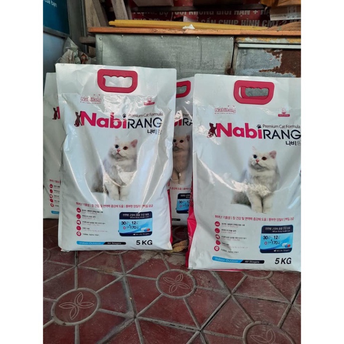 Thức ăn hạt cho mèo Hàn Quốc NaBiRang - 1KG(ZIP)