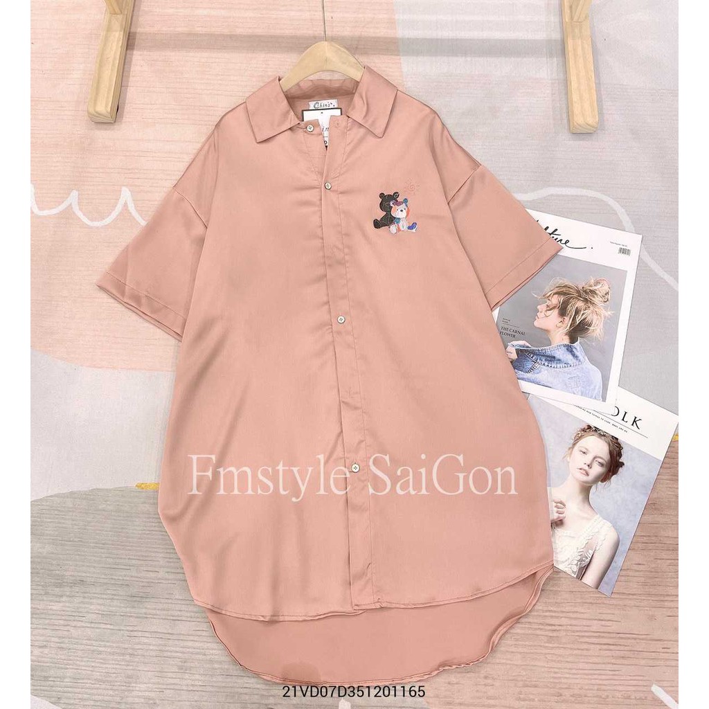 Đầm sơ mi lụa cổ đức vạt bầu ullzang thời trang nữ FMStyle SaiGon 21VD07D351201 | BigBuy360 - bigbuy360.vn