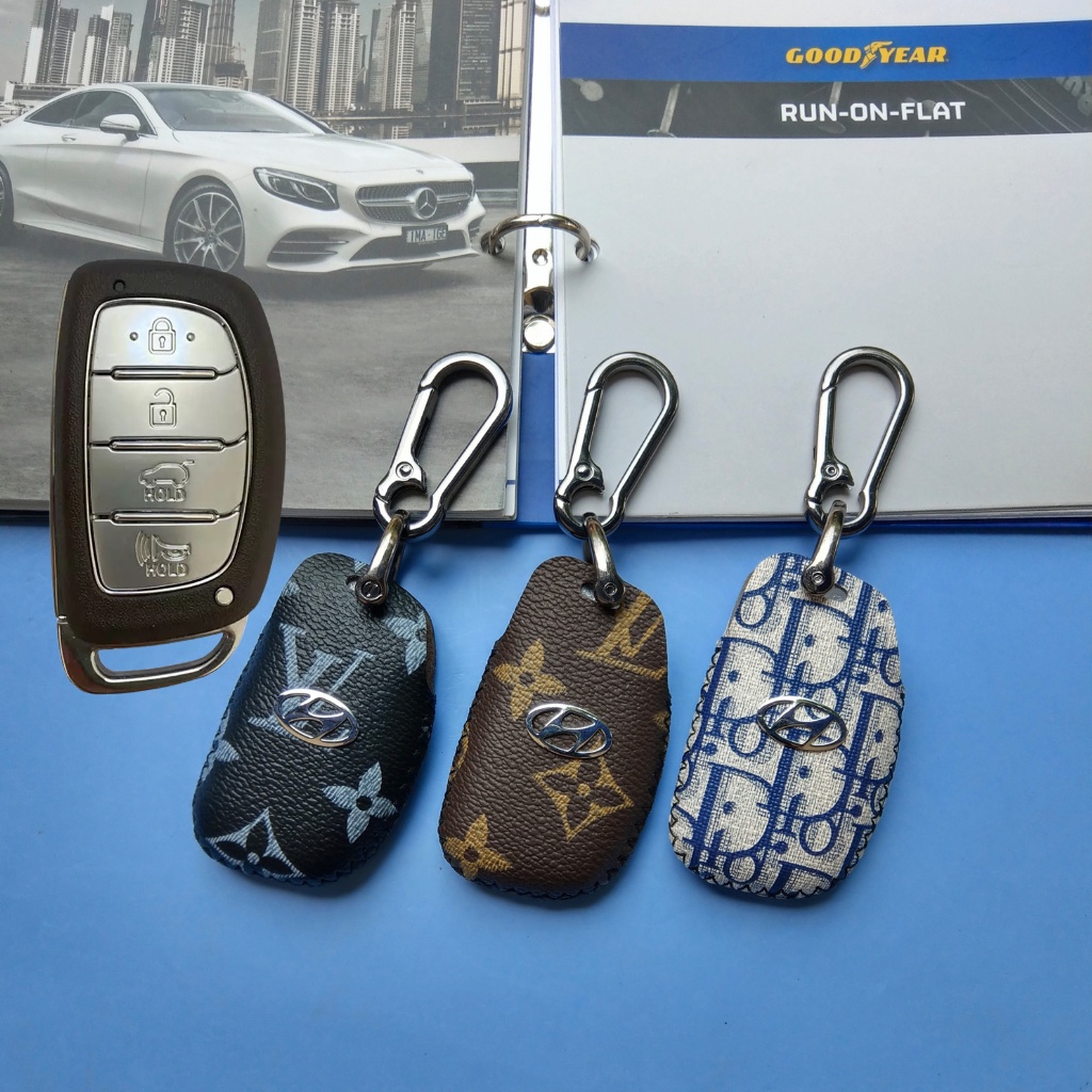 Bao da chìa khóa Creta,bọc chìa khóa hyundai Creta