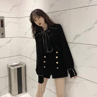 set đồ nữ chất nhung thời trang hàn quốc