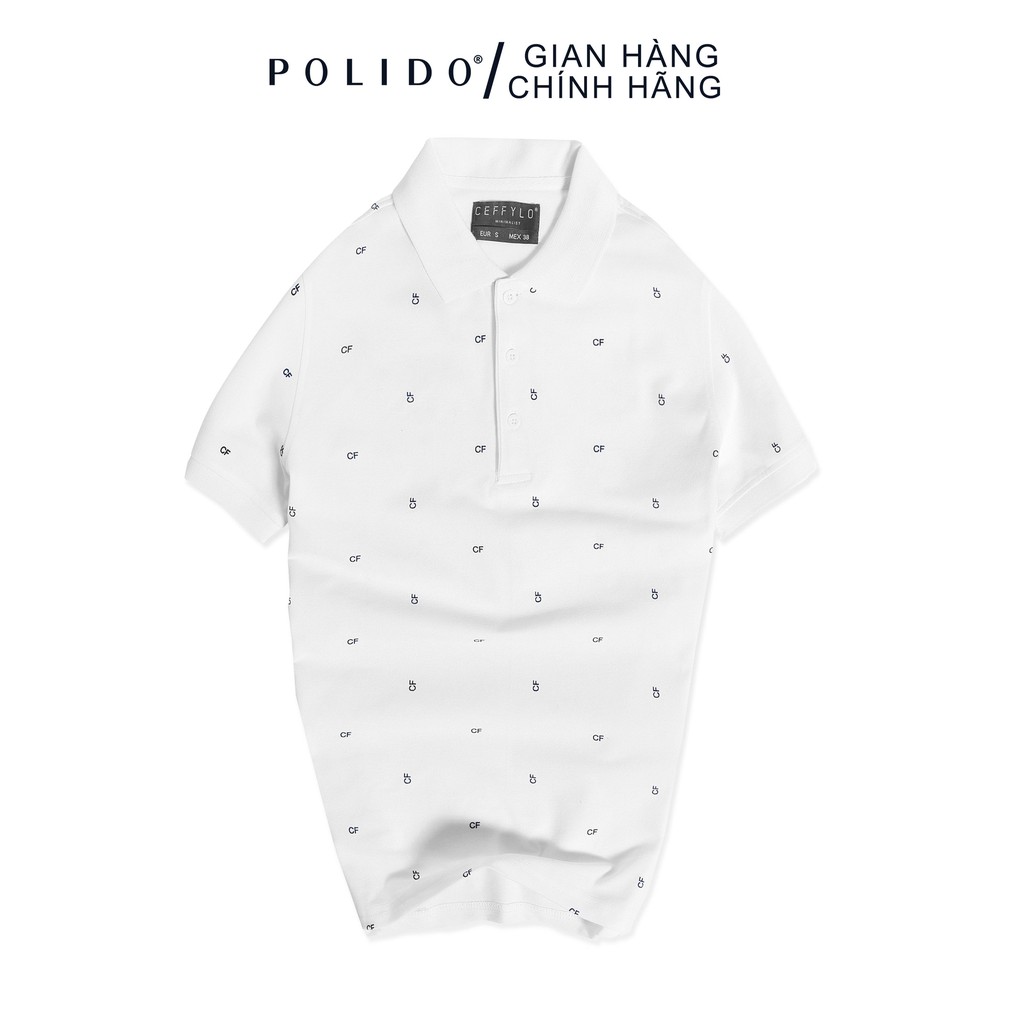 Áo Polo Họa Tiết In Tràn CEFFYLO Chất Liệu Chống Nhăn Co Giãn, Form Ôm Nhẹ Lịch Lãm | BigBuy360 - bigbuy360.vn
