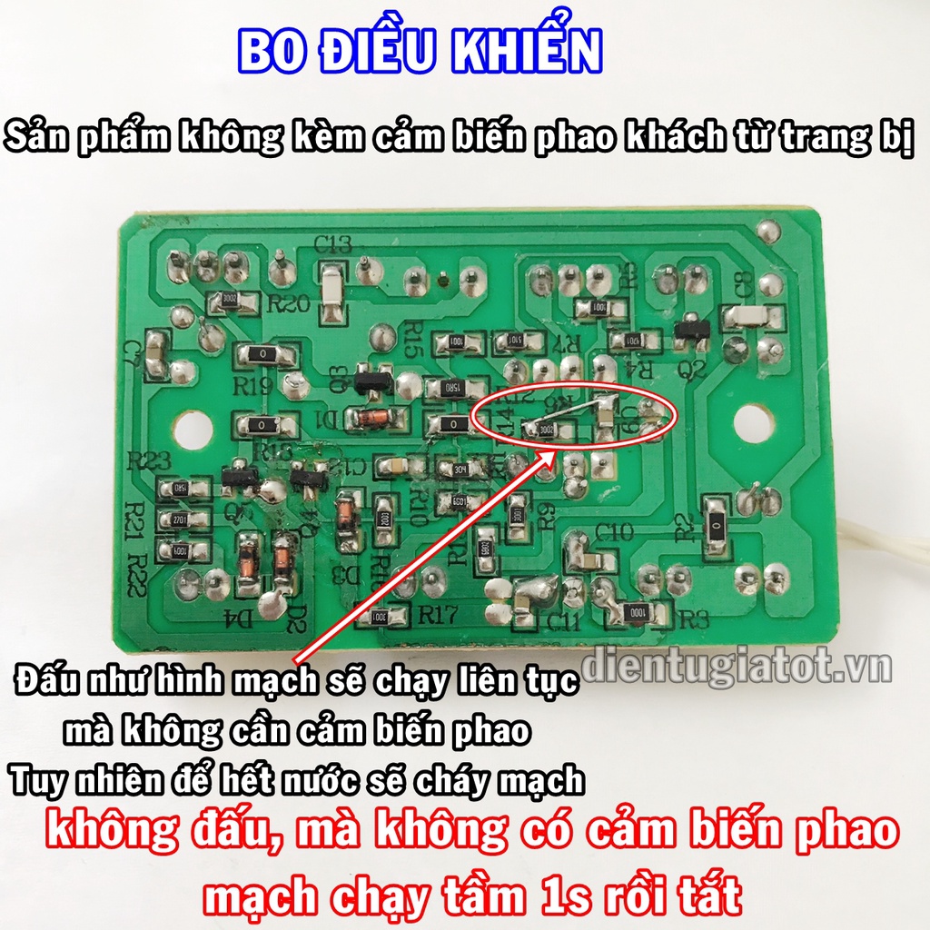 Combo mạch phun sương siêu âm 24V 20W