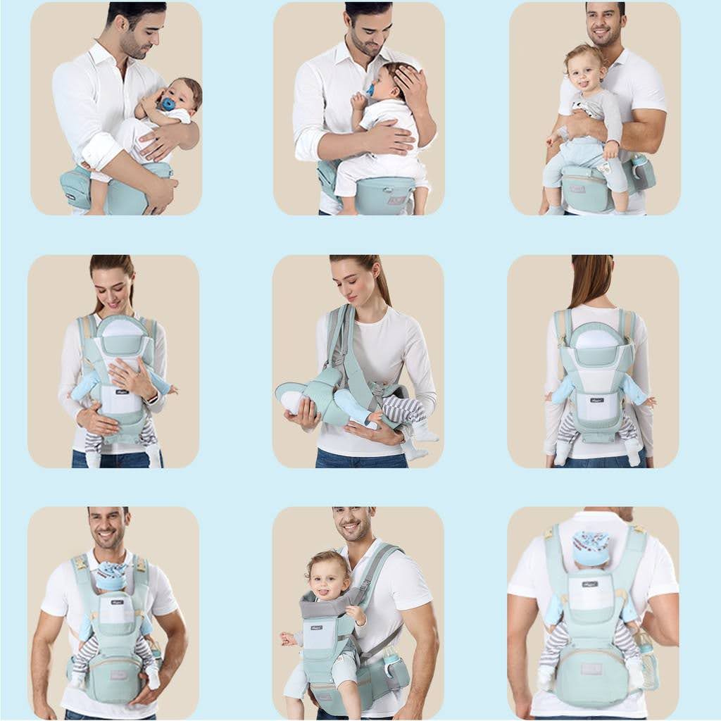 LOẠI 1 -  Địu em bé chống gù nhiều tư thế Aixintu Forbaby cho be 0-36 tháng
