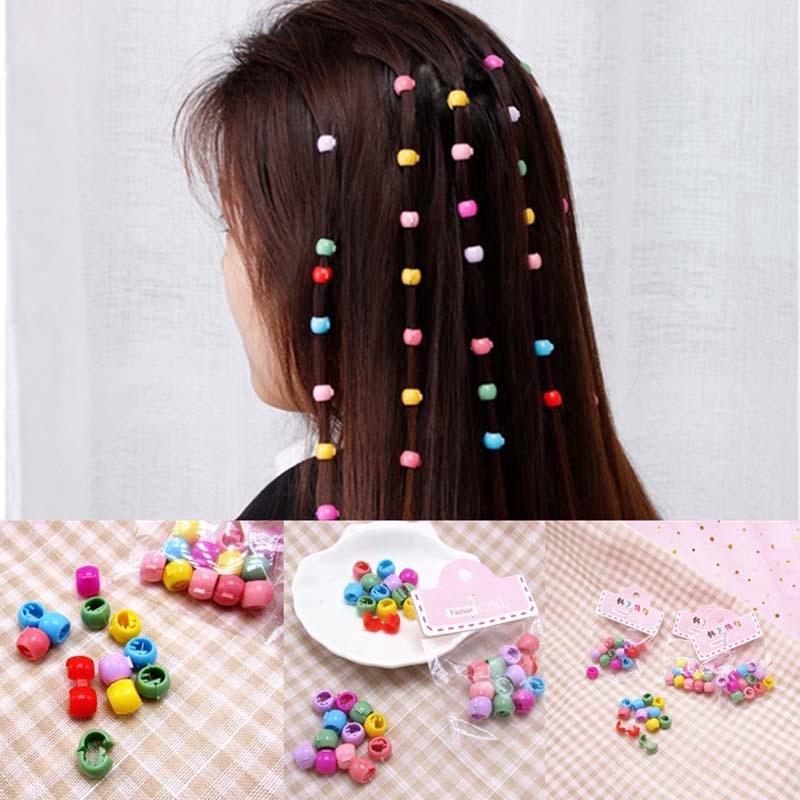 Set 80 kẹp tóc nhựa nhiều màu sắc nhỏ gọn xinh xắn cho nữ