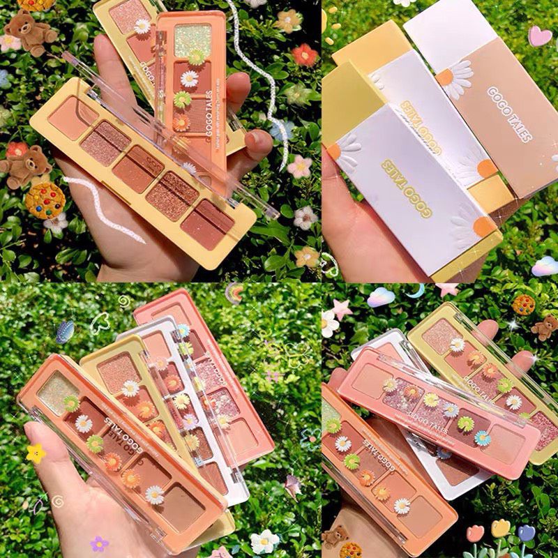 Phấn mắt Gogotales hoa cúc nhỏ 5 ô