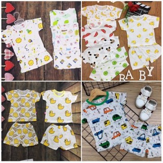 [SỈ LẺ][GIÁ SỐC] Bộ cộc tay cotton giấy cho bé (4-14kg)