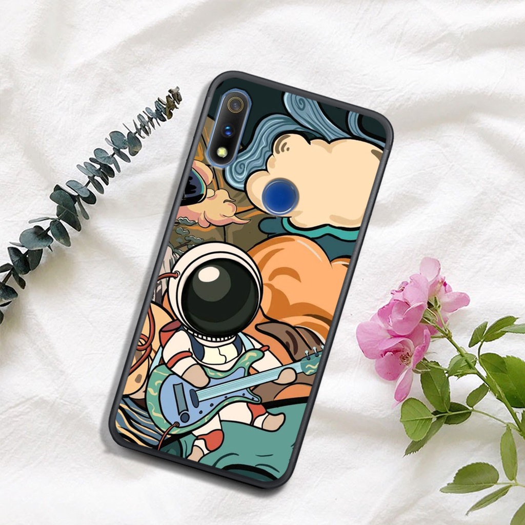 [ SIÊU HOT] ỐP LƯNG OPPO REALME 3/REALME 3 PRO  , IN HÌNH ASTRONAUT TIỂU ĐỘI PHI-HÀNH-GIA, MÀU SẮC CỰC BẮT MẮT