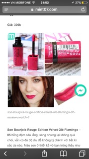 Son Bourjois Velvet 