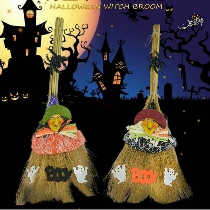 Chổi phù thủy Halloween cho bé 50*25cm