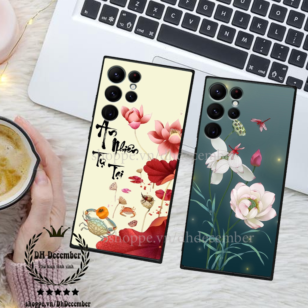 Ốp lưng Samsung Galaxy S22 ULTRA in hình thư pháp tâm an vạn sự an ,mã đáo thành công SIÊU CHẤT