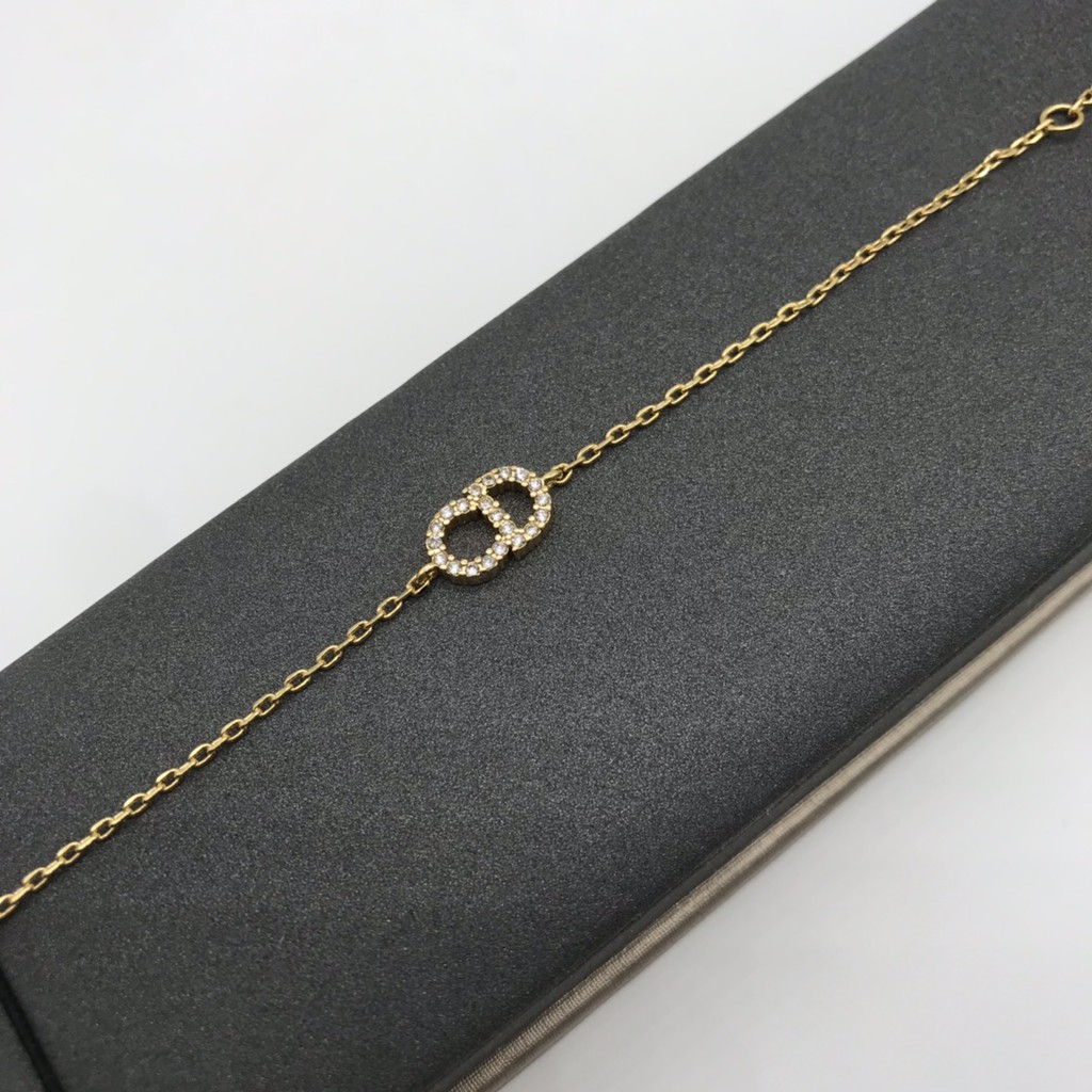 Dior Bộ Trang Sức Hợp Kim Đính Đá Sang Trọng Cho Nữ