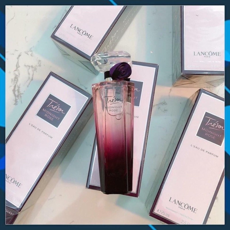 Nước Hoa Dầu Thơm Nữ Thơm Lâu Lancome TreSor Mid Night Tím Quyến Dũ