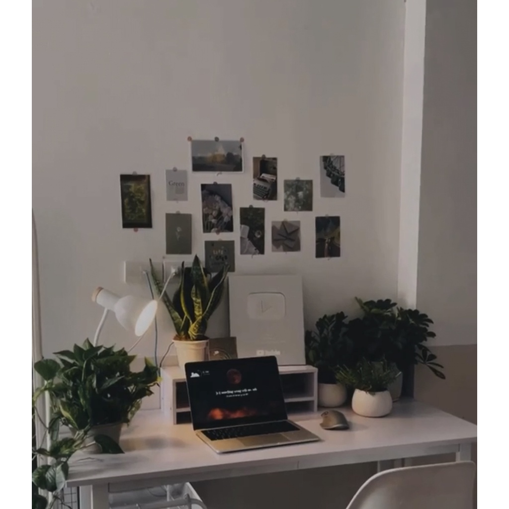 Tranh Decor Phòng Ngủ Tuna Poster Dán Tường Vintage Giấy Dán Bàn Học Đẹp GR1