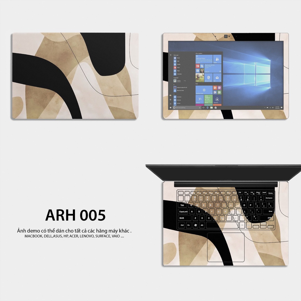 Skin Dán Laptop Mẫu ART - Miếng dán dành cho tất cả các dòng laptop